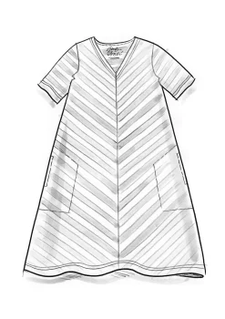 Gudrun Sjödén Basic-Streifenkleid Aus Bio-Baumwolle* Kleider|Öko-Baumwolle