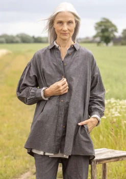 Gudrun Sjödén Bluse Dunes Aus Bio-Baumwolle/Leinen* Pullover & Shirts