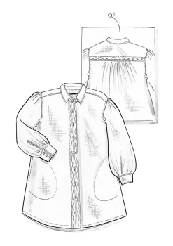 Gudrun Sjödén Bluse Dunes Aus Bio-Baumwolle/Leinen* Pullover & Shirts