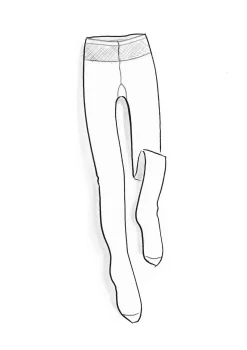Gudrun Sjödén Einfarbige Strumpfhose Aus Recycling-Polyamid* Accessoires|Große Größen