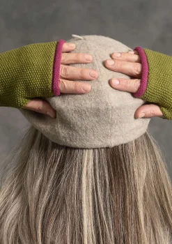 Gudrun Sjödén Gestrickte Baskenmütze Aus Gefilzter Bio-Wolle* Accessoires|Öko-Baumwolle