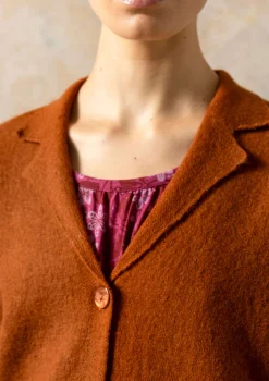 Gudrun Sjödén Gestrickter Blazer Aus Gefilzter Bio-Wolle* Jacken & Mäntel|Große Größen