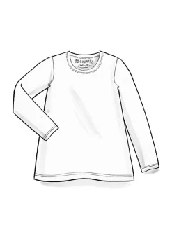 Gudrun Sjödén Jerseyshirt Stella Aus Bio-Baumwolle/Elasthan* Pullover & Shirts|Skandinavische Mode