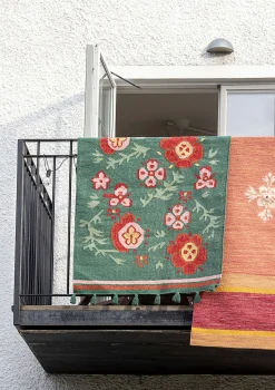 Gudrun Sjödén Kelim Petals Aus Bio-Baumwolle* Teppiche|Heimtextilien