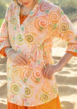 Gudrun Sjödén Kimono Cumulus Aus Baumwollgewebe* Strickjacken|Jacken & Mäntel