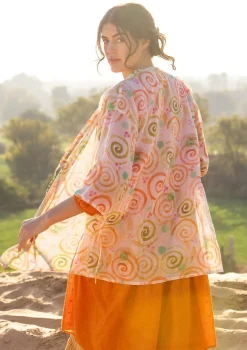 Gudrun Sjödén Kimono Cumulus Aus Baumwollgewebe* Strickjacken|Jacken & Mäntel
