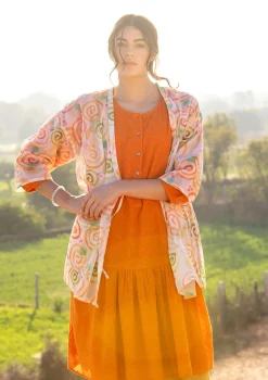 Gudrun Sjödén Kimono Cumulus Aus Baumwollgewebe* Strickjacken|Jacken & Mäntel