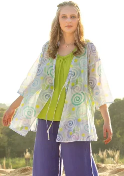 Gudrun Sjödén Kimono Cumulus Aus Baumwollgewebe* Strickjacken|Jacken & Mäntel