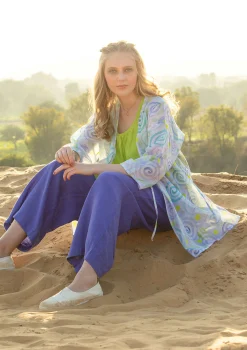 Gudrun Sjödén Kimono Cumulus Aus Baumwollgewebe* Strickjacken|Jacken & Mäntel