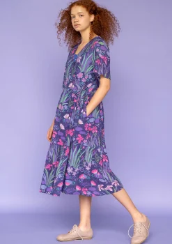 Gudrun Sjödén Kleid Iris Aus Bio-Baumwollgewebe* Kleider|Öko-Baumwolle