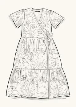 Gudrun Sjödén Kleid Iris Aus Bio-Baumwollgewebe* Kleider|Öko-Baumwolle
