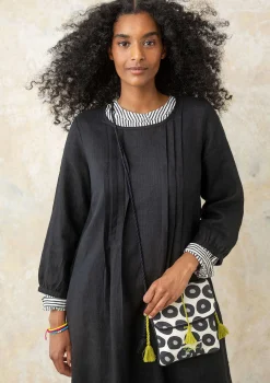 Gudrun Sjödén Kleid Lillian Aus Leinengewebe* Kleider im Hippie-Stil|Kleider