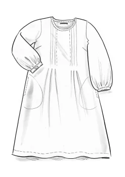 Gudrun Sjödén Kleid Lillian Aus Leinengewebe* Kleider|Leinenkleidung