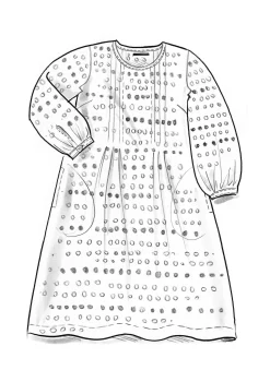 Gudrun Sjödén Kleid Lillian Aus Leinengewebe* Kleider|Leinenkleidung