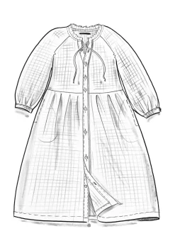 Gudrun Sjödén Kleid Ottilia Aus Bio-Baumwollgewebe* Kleider|Öko-Baumwolle