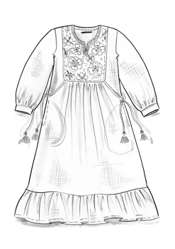 Gudrun Sjödén Kleid Sahara Aus Bio-Baumwollgewebe* Kleider|Öko-Baumwolle