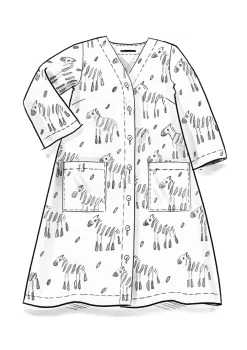 Gudrun Sjödén Kleid Zebra Aus Bio-Baumwolle* Kleider|Kleider im Hippie-Stil