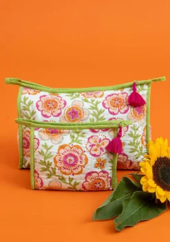 Gudrun Sjödén Kosmetiktasche Petals Aus Bio-Baumwolle* Taschen|Bad-Accessoires