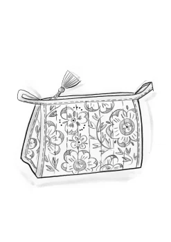 Gudrun Sjödén Kosmetiktasche Petals Aus Bio-Baumwolle* Taschen|Bad-Accessoires