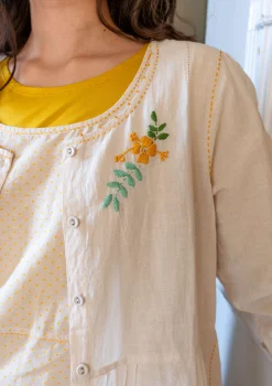 Gudrun Sjödén Künstlerbluse Shimla Aus Bio-Baumwolle/Leinen* Blusen|UNIQUM