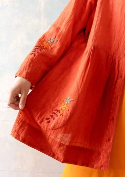 Gudrun Sjödén Künstlerbluse Shimla Aus Bio-Baumwolle/Leinen* Blusen|UNIQUM