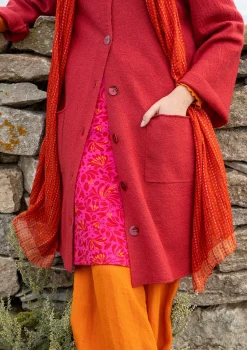 Gudrun Sjödén Langstrickjacke Aus Gefilzter Bio-Wolle* Strickjacken|Öko-Baumwolle