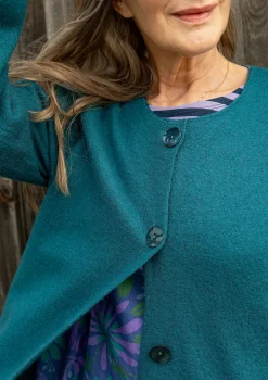 Gudrun Sjödén Langstrickjacke Aus Gefilzter Bio-Wolle* Strickjacken|Öko-Baumwolle