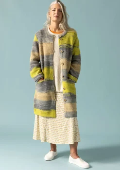 Gudrun Sjödén Langstrickjacke Ella Aus Wolle/Bio-Baumwolle* Strickjacken|Öko-Baumwolle