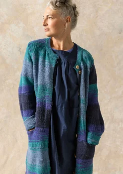 Gudrun Sjödén Langstrickjacke Ella Aus Wolle/Bio-Baumwolle* Strickjacken|Öko-Baumwolle