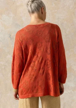 Gudrun Sjödén Pointelle-Pullover Aus Leinen/Recycling-Leinen* Leinenkleidung|Pullover & Shirts