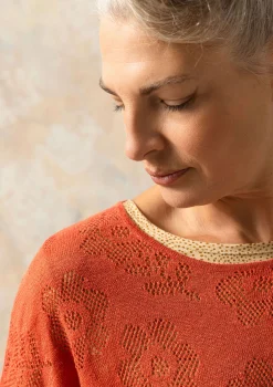 Gudrun Sjödén Pointelle-Pullover Aus Leinen/Recycling-Leinen* Leinenkleidung|Pullover & Shirts