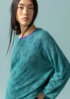 Gudrun Sjödén Pointelle-Pullover Aus Leinen/Recycling-Leinen* Pullover & Shirts|Leinenkleidung
