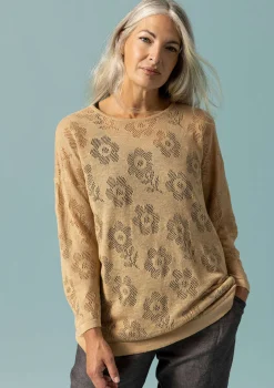 Gudrun Sjödén Pointelle-Pullover Aus Leinen/Recycling-Leinen* Pullover & Shirts|Leinenkleidung