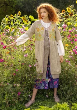 Gudrun Sjödén Pointelle-Strickjacke Iris Aus Leinen/Recycling-Baumwolle* Strickjacken|Öko-Baumwolle