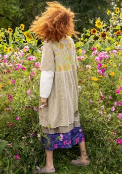 Gudrun Sjödén Pointelle-Strickjacke Iris Aus Leinen/Recycling-Baumwolle* Strickjacken|Öko-Baumwolle