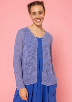 Gudrun Sjödén Pointelle-Strickjacke Luisa Aus Leinen/Recycling-Baumwolle* Strickjacken|Leinenkleidung