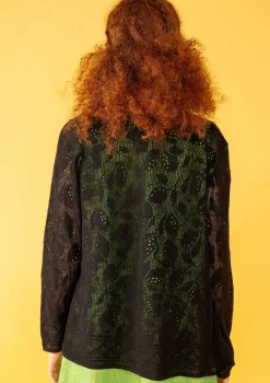 Gudrun Sjödén Pointelle-Strickjacke Luisa Aus Leinen/Recycling-Baumwolle* Strickjacken|Leinenkleidung