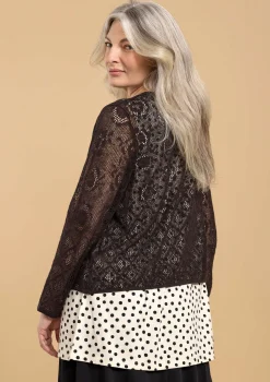 Gudrun Sjödén Pointelle-Strickjacke Pezenas Aus Leinen/Recycling-Baumwolle* Schwedische Mode|Strickjacken