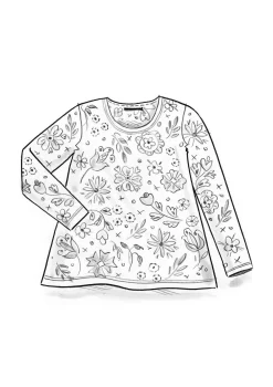 Gudrun Sjödén Shirt Mongolia Aus Lyocell/Elasthan* Pullover & Shirts|Blumenkleidung