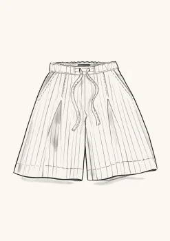 Gudrun Sjödén Shorts Aus Leinengewebe* Hosen|Leinenkleidung