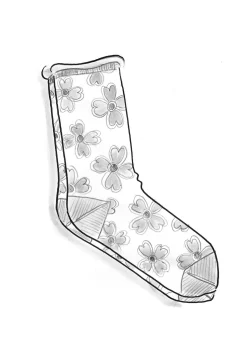 Gudrun Sjödén Socken Peggy Aus Bio-Baumwolle* Lagenlook|Accessoires