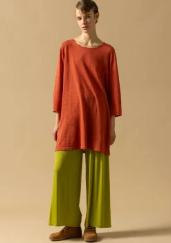 Gudrun Sjödén Stricktunika Aus Leinen/Recycling-Leinen* Tuniken|Leinenkleidung
