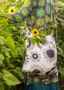 Gudrun Sjödén Tasche Sunflower Aus Öko-Baumwolle/Leinen* Taschen|Sonnenblumen für UNHCR