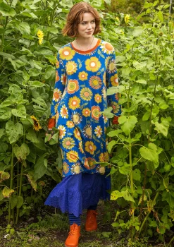 Gudrun Sjödén Trikotkleid Sunflower Aus Lyocell/Elasthan* Kleider|Sonnenblumen für UNHCR