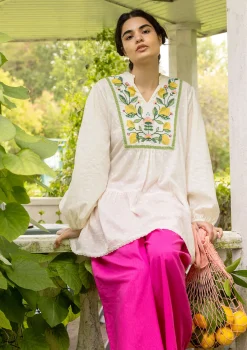Gudrun Sjödén Tunika Hilda Aus Bio-Baumwollgewebe* Tuniken|Öko-Baumwolle