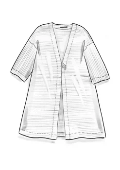 Gudrun Sjödén Velourskimono Aus Bio-Baumwolle/Recycling-Polyester* Strickjacken|Öko-Baumwolle