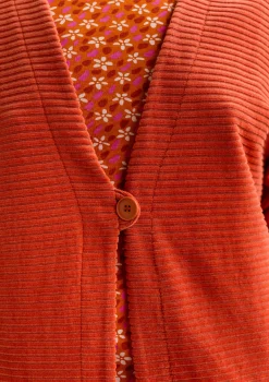 Gudrun Sjödén Velourskimono Aus Bio-Baumwolle/Recycling-Polyester* Strickjacken|Öko-Baumwolle