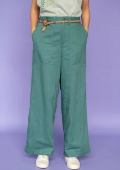 Gudrun Sjödén Webhose Garden Aus Bio-Baumwolle/Leinen* Hosen|Öko-Baumwolle