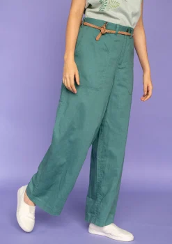 Gudrun Sjödén Webhose Garden Aus Bio-Baumwolle/Leinen* Hosen|Öko-Baumwolle