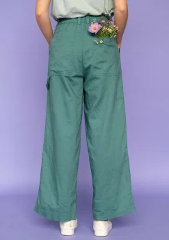 Gudrun Sjödén Webhose Garden Aus Bio-Baumwolle/Leinen* Hosen|Öko-Baumwolle